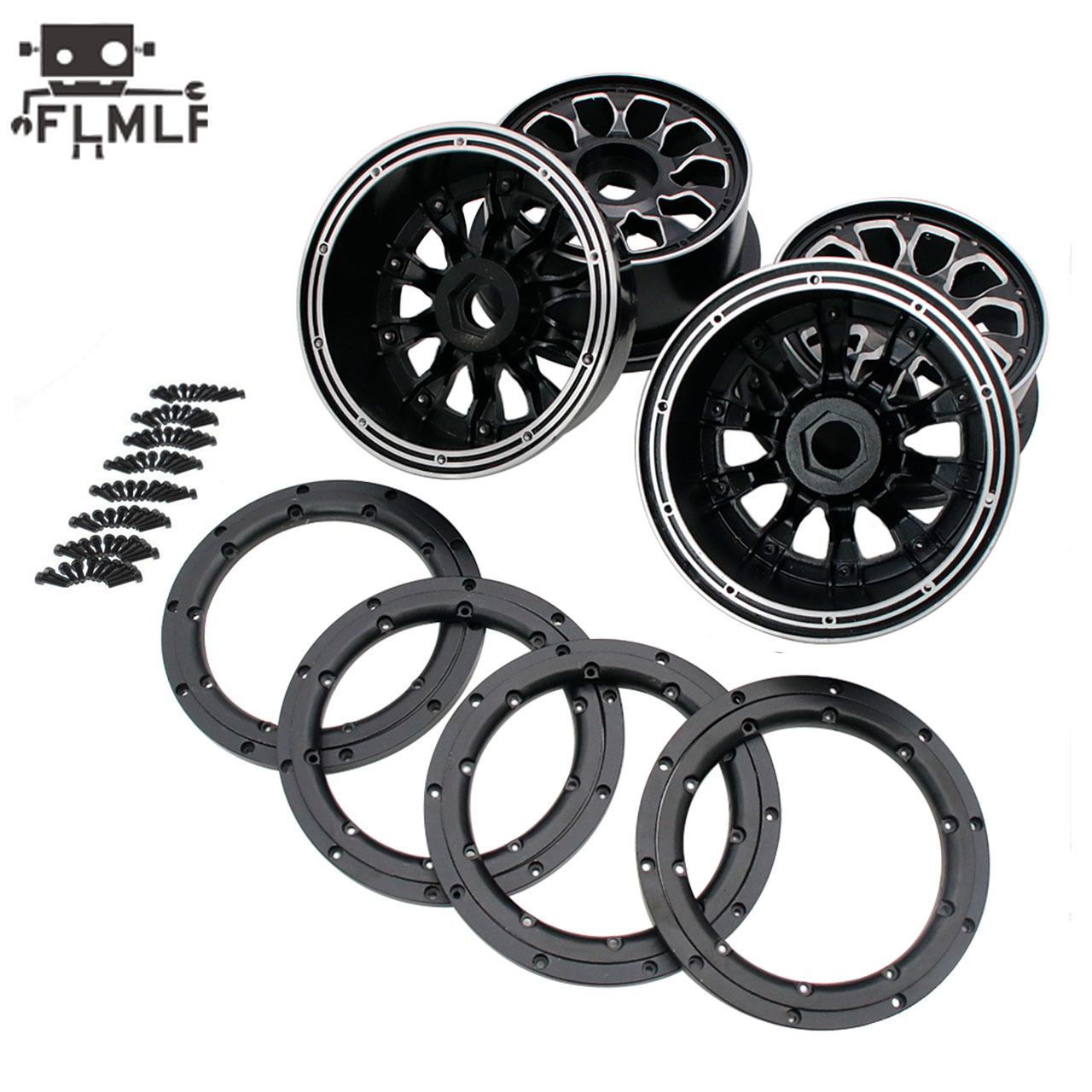 Hobby Rc Van - Cubos de Roda Metálicos Dianteiros ou