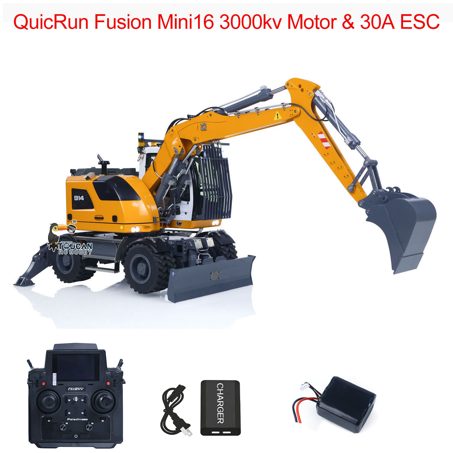 Rc Excavator Hobby - Rtr 1/14 rc escavadeira hidráulica lr914