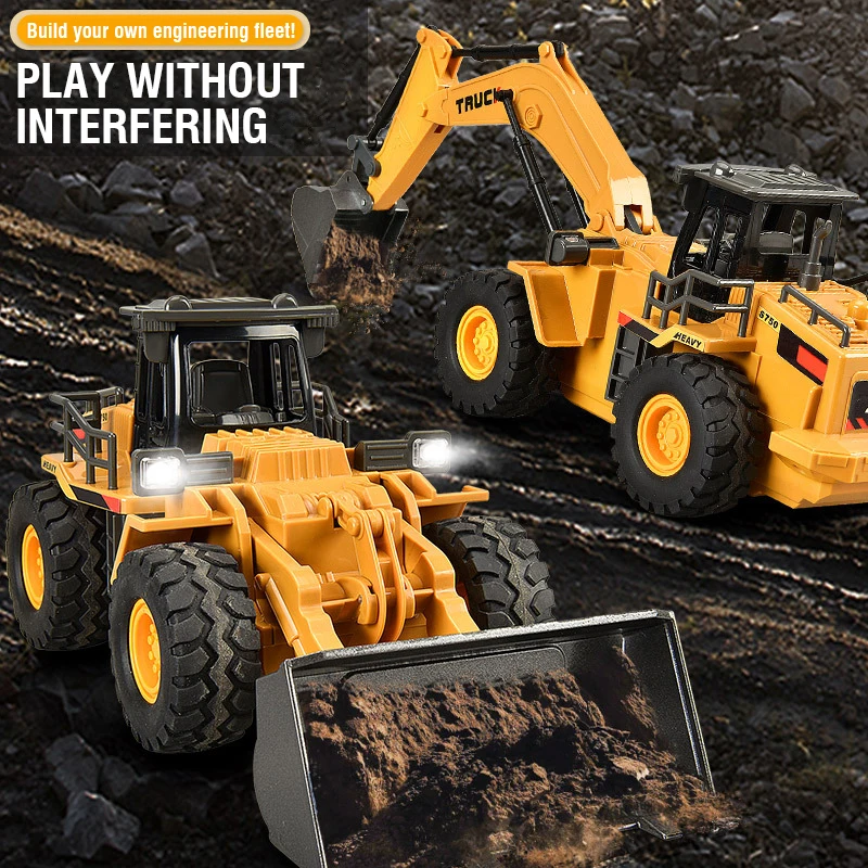 2.4g liga de controle remoto e - Rc Excavator Hobby avaliação e preço