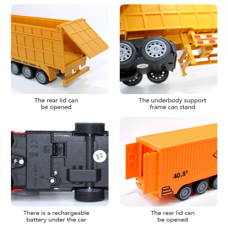 1/48 rc caminhão contêiner bri - Hobby Rc Van avaliação e preço