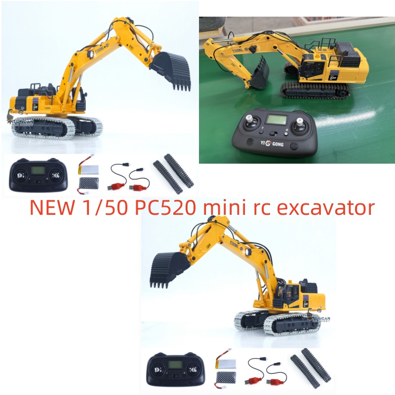 Mini Escavadeira RC 1/50 PC520 - Rc Excavator Hobby avaliação e preço