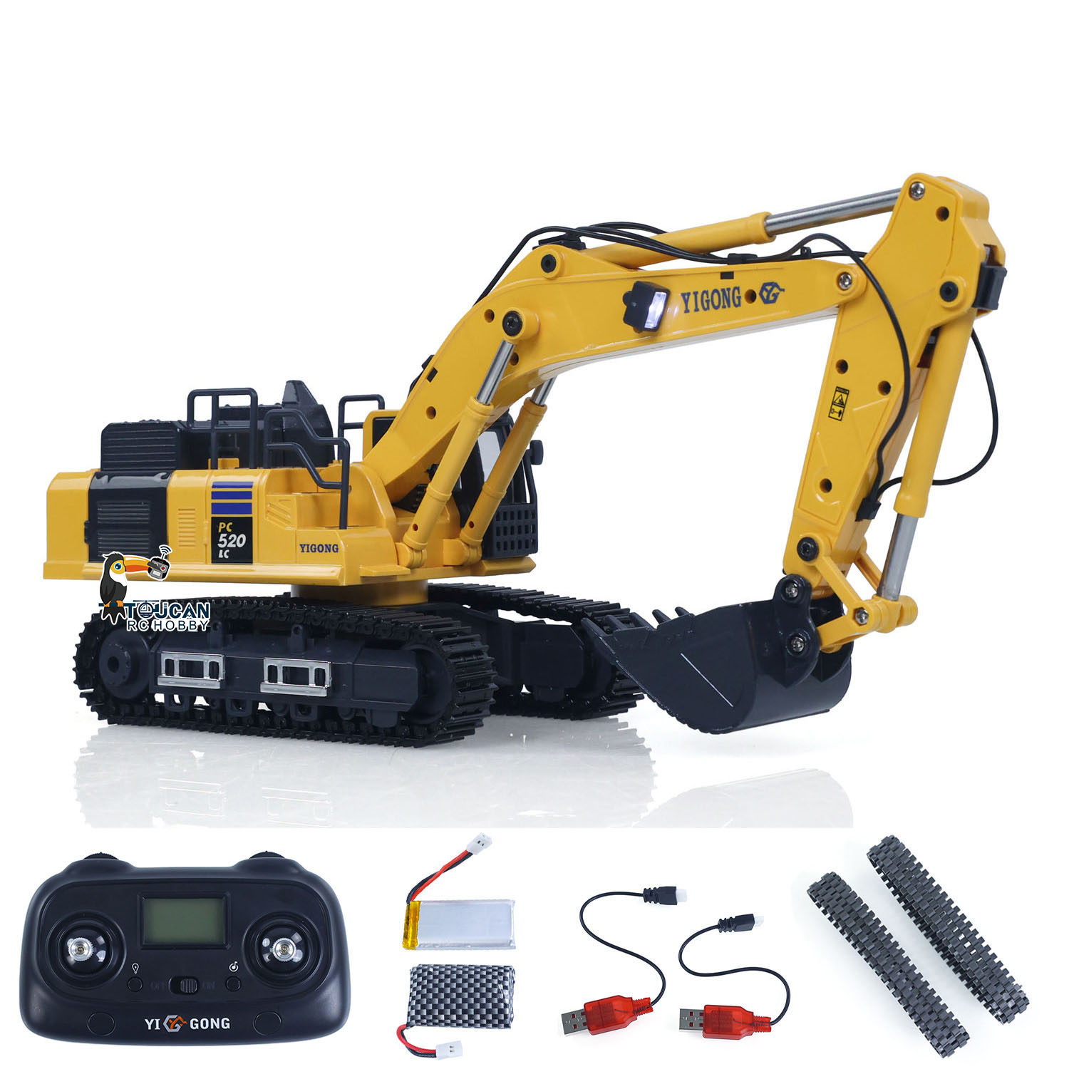 Mini Escavadeira RC 1/50 PC520 - Rc Excavator Hobby avaliação e preço