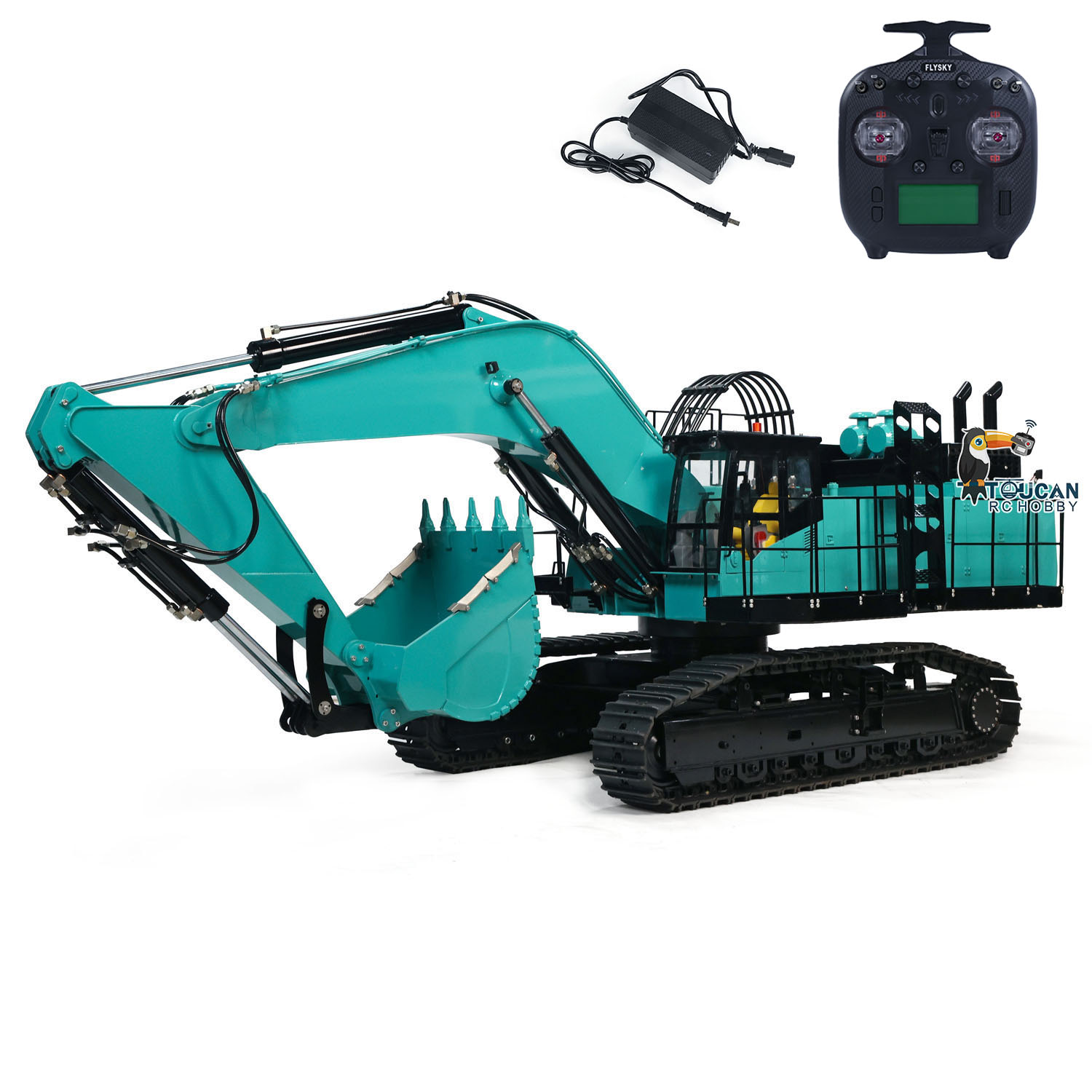 Escala 1/8 pc1250 rc escavadei - Rc Excavator Hobby avaliação e preço