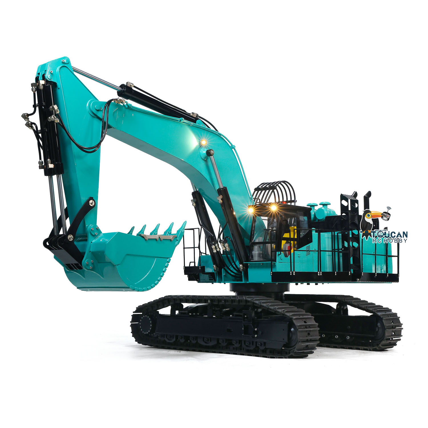 Escala 1/8 pc1250 rc escavadei - Rc Excavator Hobby avaliação e preço