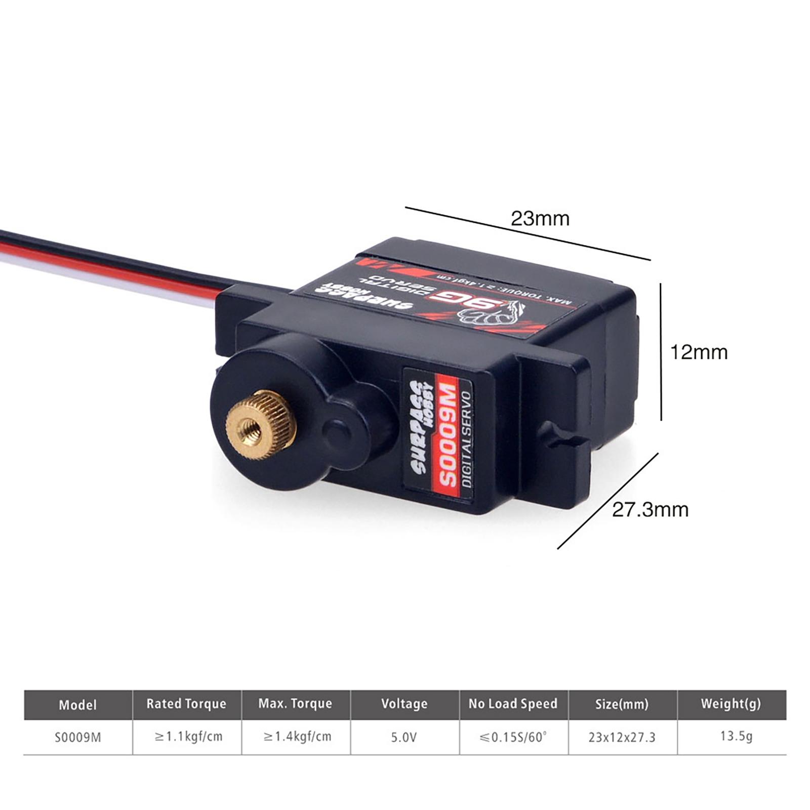 Servo Digital Micro de Alta Ve - Rc Hobby Zone avaliação e preço