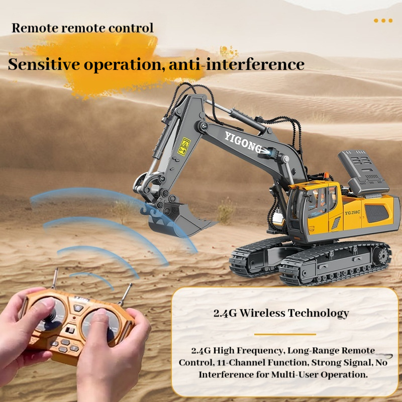 YIGONG Veículo de Engenharia d - Rc Excavator Hobby avaliação e preço