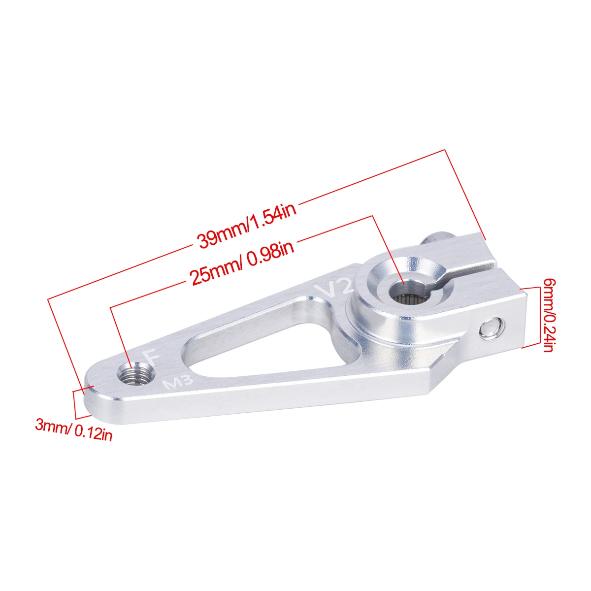 39mm m3 7075 alumínio 25t serv - Rc Hobby Zone avaliação e preço