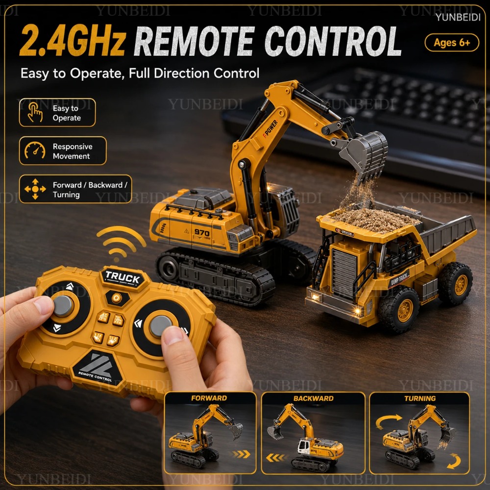 Mini Carro de Controle Remoto  - Rc Excavator Hobby avaliação e preço