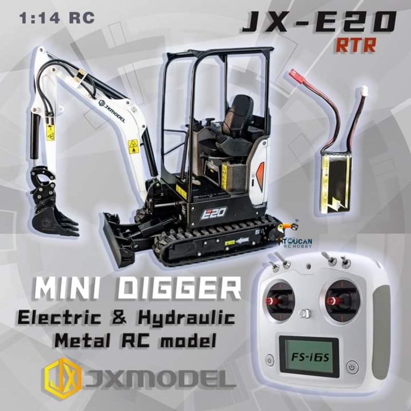 Mini Escavadeira RC RTR JX E20 - Rc Excavator Hobby avaliação e preço